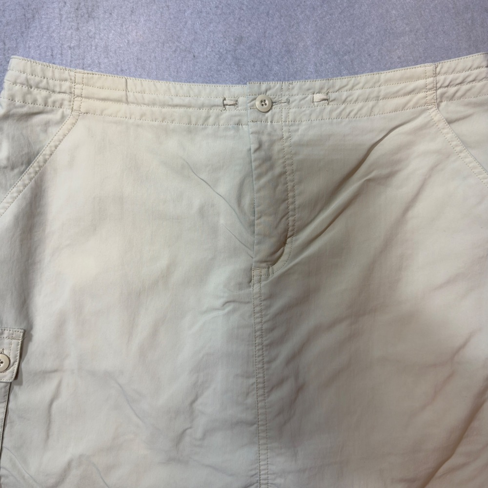 Patagonia Cargo Skort Women 10 Tan Excellent Lightweight Hiking Outdoor Summer‎